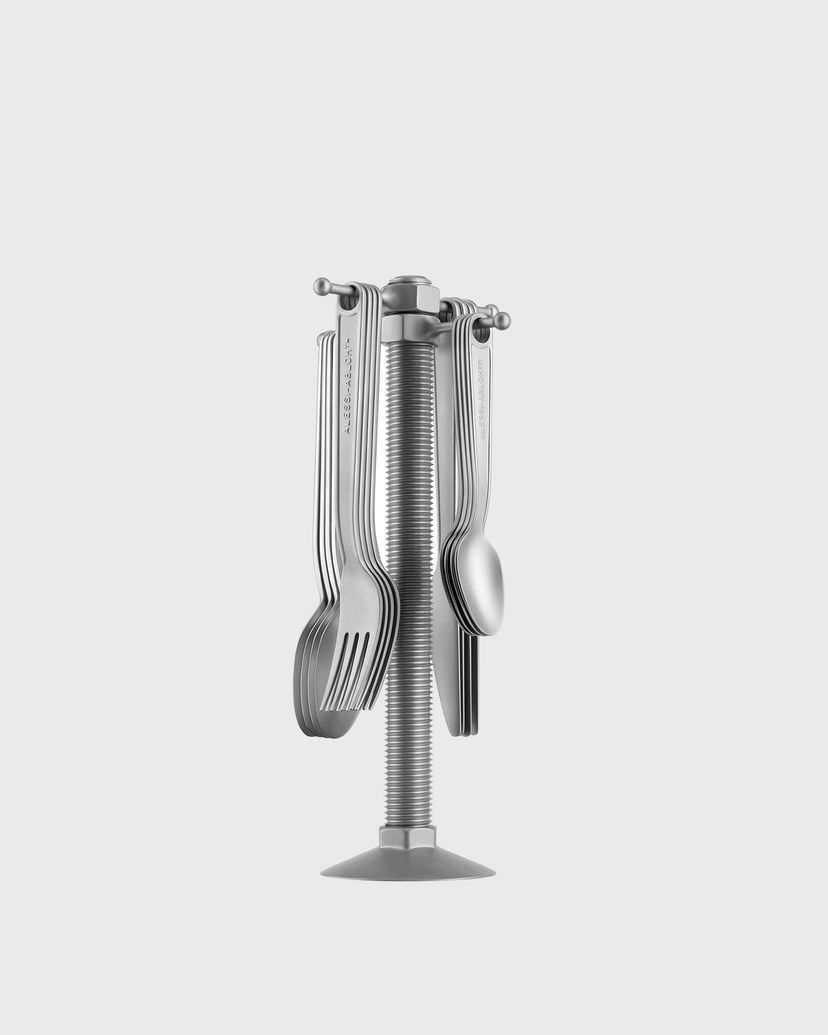 Flexstyle Alessi 16-Piece Silver Tableware Set Metallinen | VA02-SET