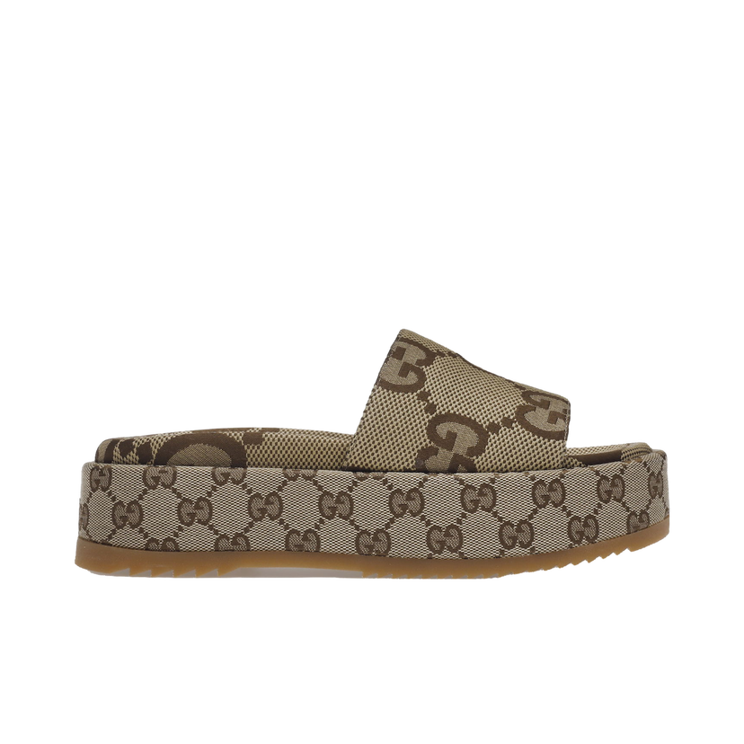 Tennarit ja kengät Gucci Angelina Platform 55mm Sandal Beige | 623212 UKO00 2580