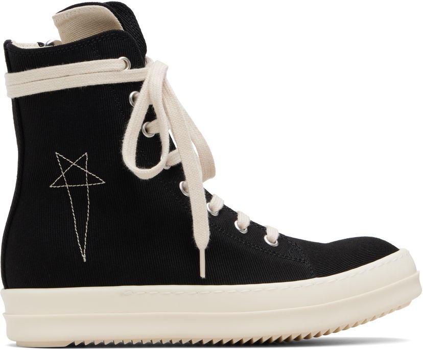 Tennarit ja kengät Rick Owens Rick Owens DRKSHDW Concordians Vegan Musta | DS02E7807 DOEM8