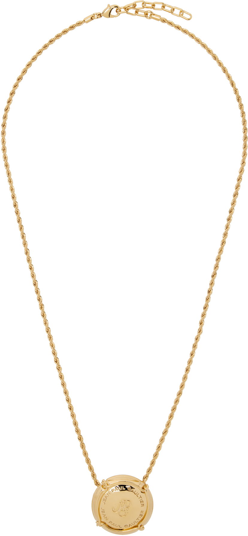 Kaulakoru Jean Paul Gaultier Jean Paul Gaultier Gold-Tone Rope Chain Pendant Necklace Keltainen | 25/03-W-JW008-X053-92