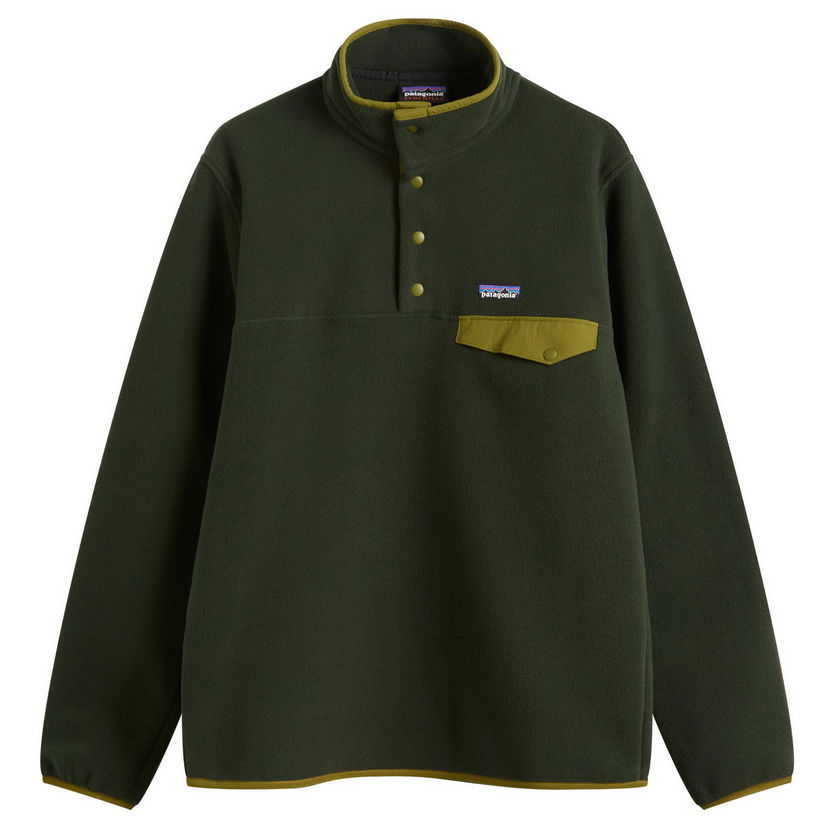 Villapaita Patagonia Lightweight Synchilla Snap-T Pullover Vihreä | 25551-OLGG
