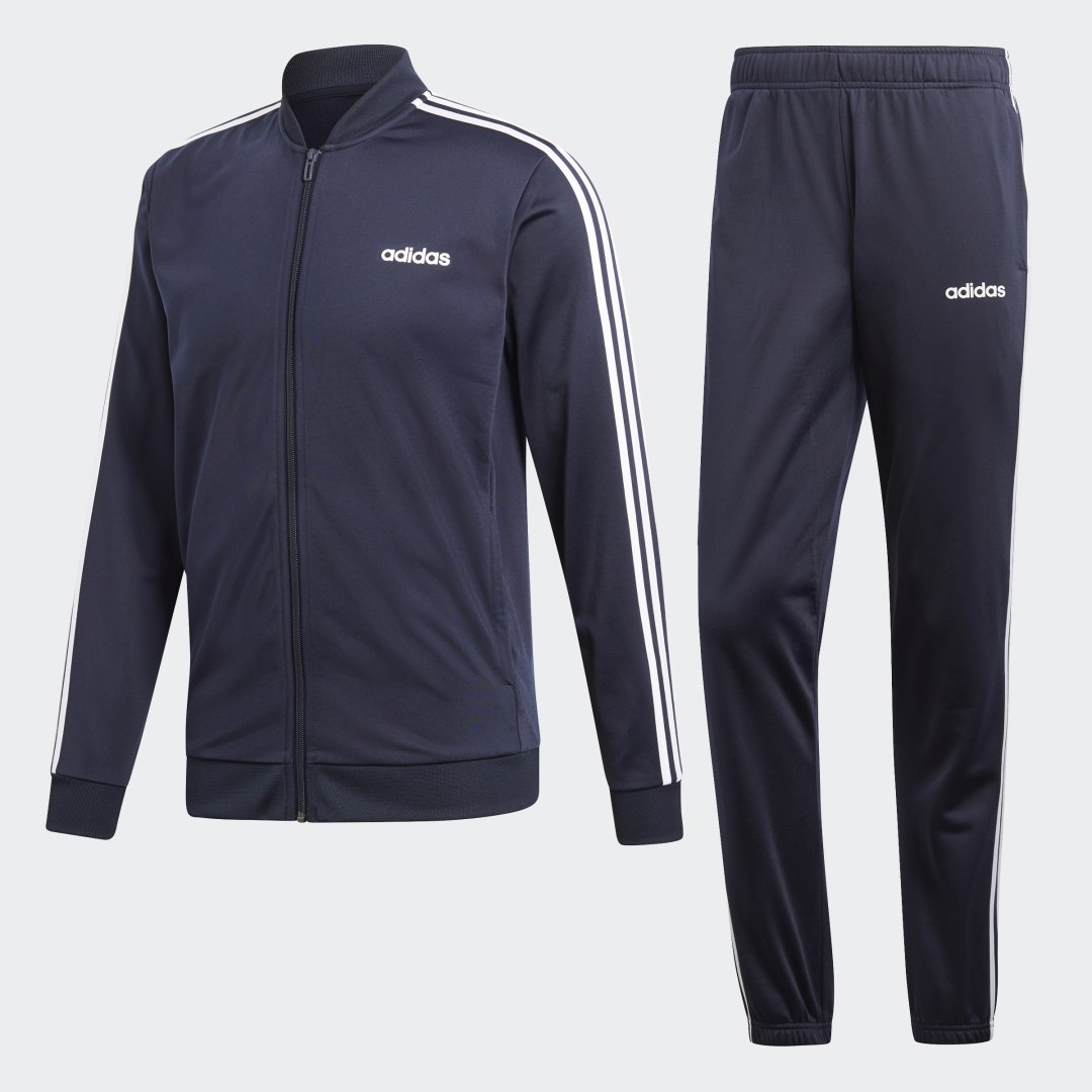 Verryttelypuku adidas Performance 3-Stripes Track Suit Tummansininen | DV2468, 0