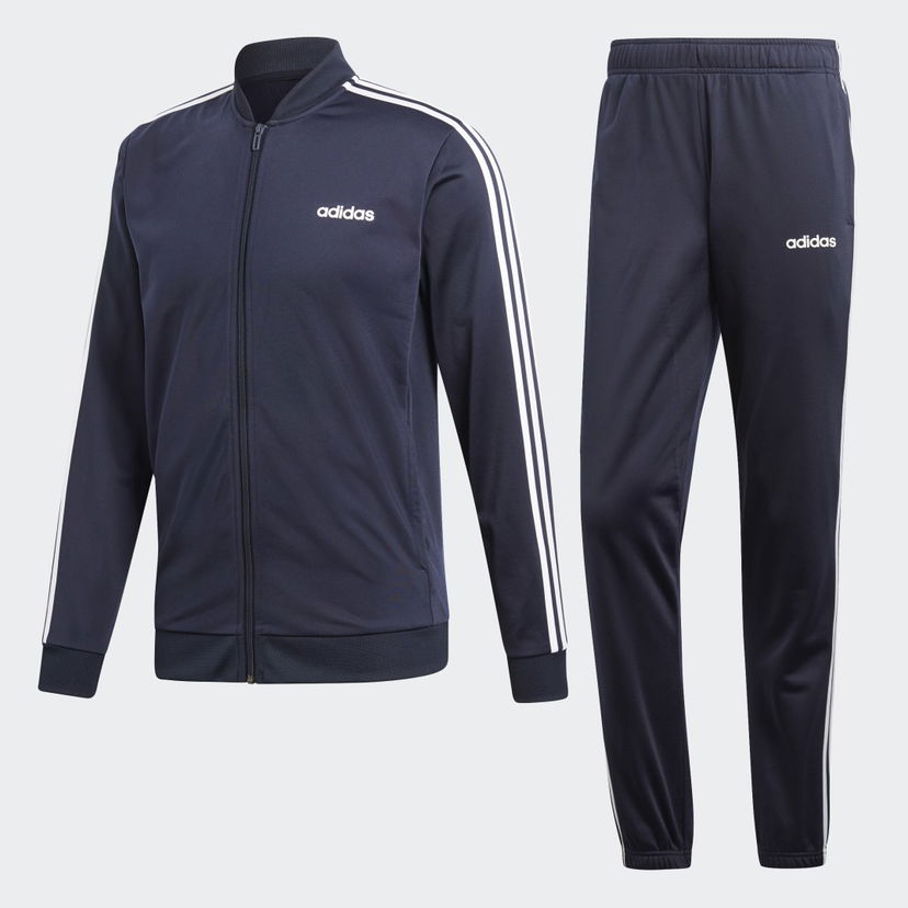 Verryttelypuku adidas Performance 3-Stripes Track Suit Tummansininen | DV2468