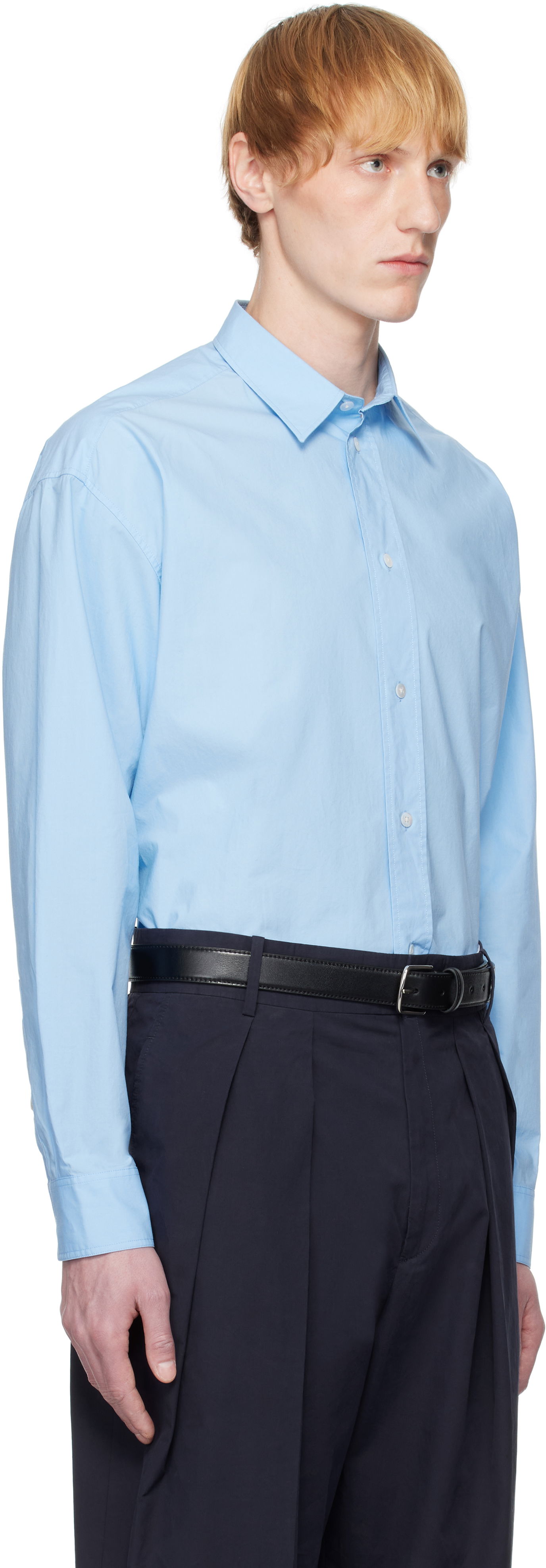 Paita The Row The Row Miller Button-Up Shirt Sininen | 970-W2567, 1