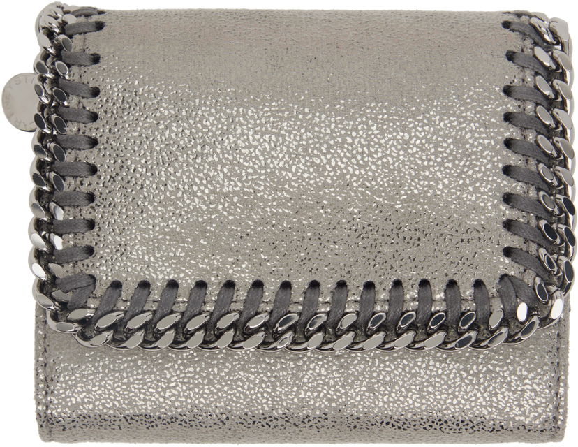 Lompakko Stella McCartney Stella McCartney Falabella Small Flap Wallet Metallinen | 431000WP0609