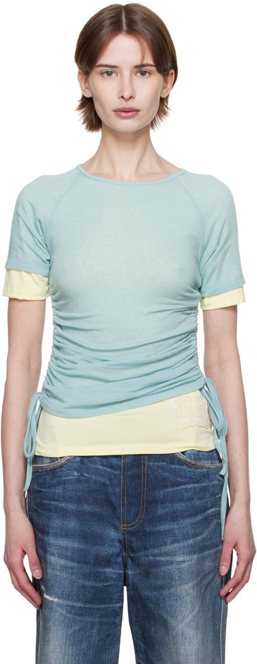 T-paita Andersson Bell Andersson Bell Cindy String Layered T-Shirt Sininen | atb1265w, 0