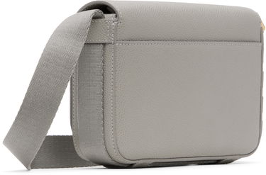 Olkalaukku Thom Browne Thom Browne 4-Bar Pebble Grain Small Reporter Bag Harmaa | UAG229A-00198, 2