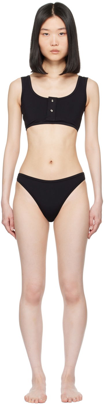 Uimapuvut Bottega Veneta Black Knot Bikini Musta | 796999 V3PP0