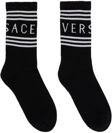 Sukat Versace Vintage Socks Musta | 1008759_1A06710_2B020, 0