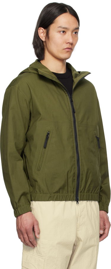 Tuulitakki Stone Island Stone Island Supima Cotton Canvas Jacket Vihreä | K1S15 4100079 S0011, 1