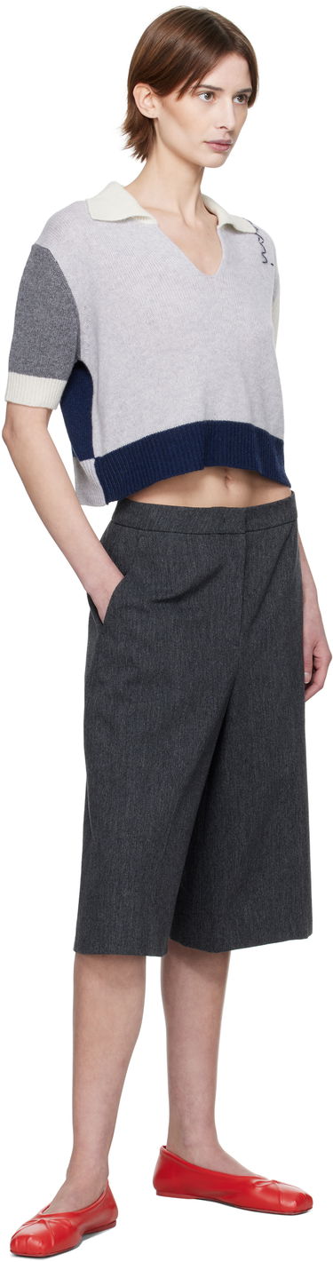 Villapaita Marni Marni Cashmere Color-Block Polo Harmaa | CVMD0150EQ UFX385, 3