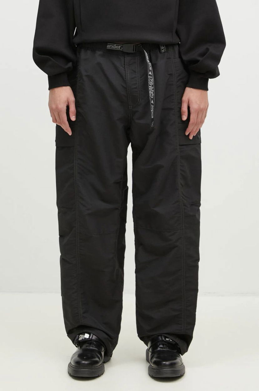 Cargo housut GRAMICCI Patchwork Wind Short Pants Musta | GUP4.F3003.M
