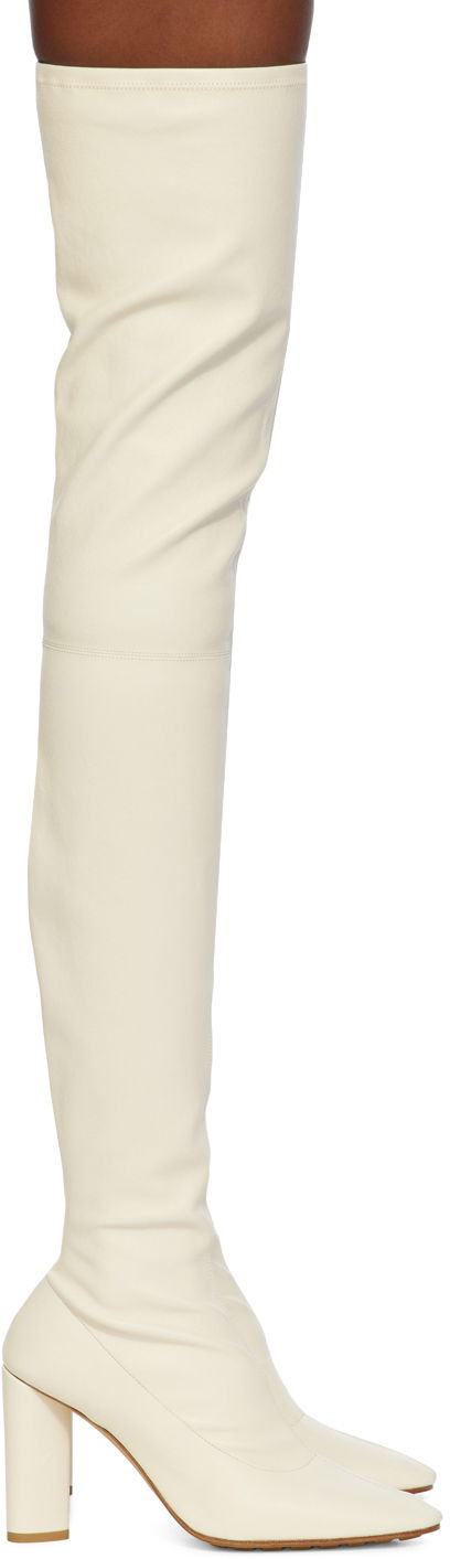 Tennarit ja kengät Bottega Veneta Over-The-Knee Boots Valkoinen | 775453 VBP40