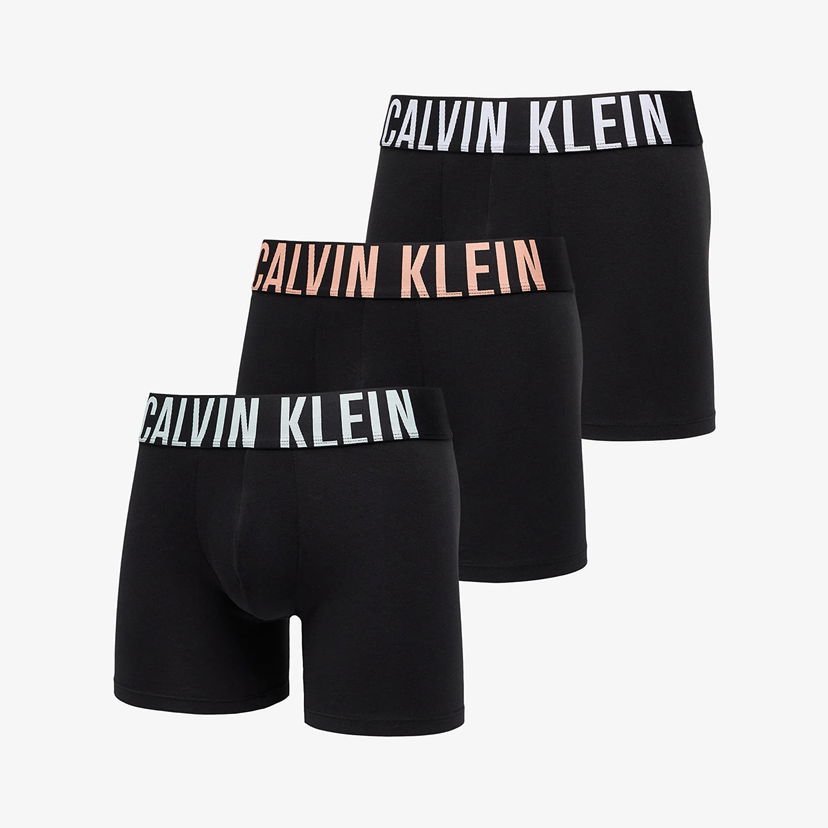 Nyrkkeilijät CALVIN KLEIN Boxer Brief 3-Pack Musta | 000NB3609A VVN