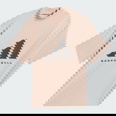 T-paita adidas Performance Basketball Beige | IT4509, 5