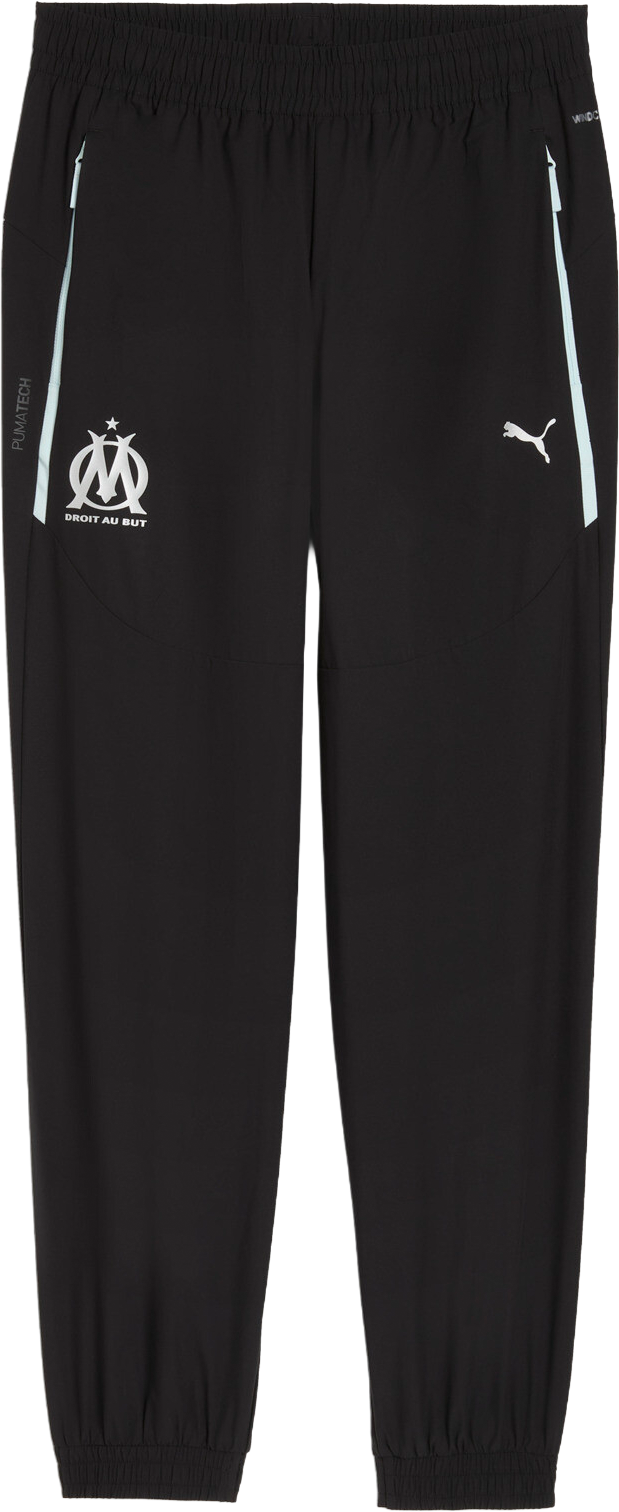 Verryttelyhousut Puma Olympique Marseille Tech Woven Pants Musta | 781569-35, 0