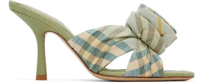 Tennarit ja kengät Burberry Burberry Mews Rose Heeled Sandals Vihreä | 8101603