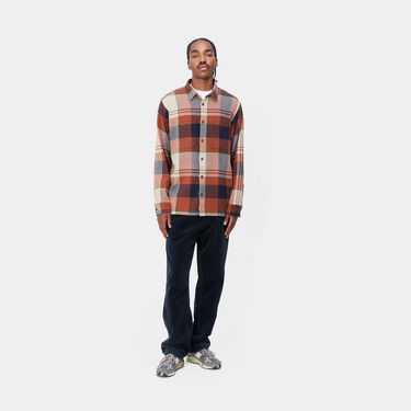 Housut Carhartt WIP Simple Pant "Dark Navy rinsed" Tummansininen | I027217_1C_02, 1