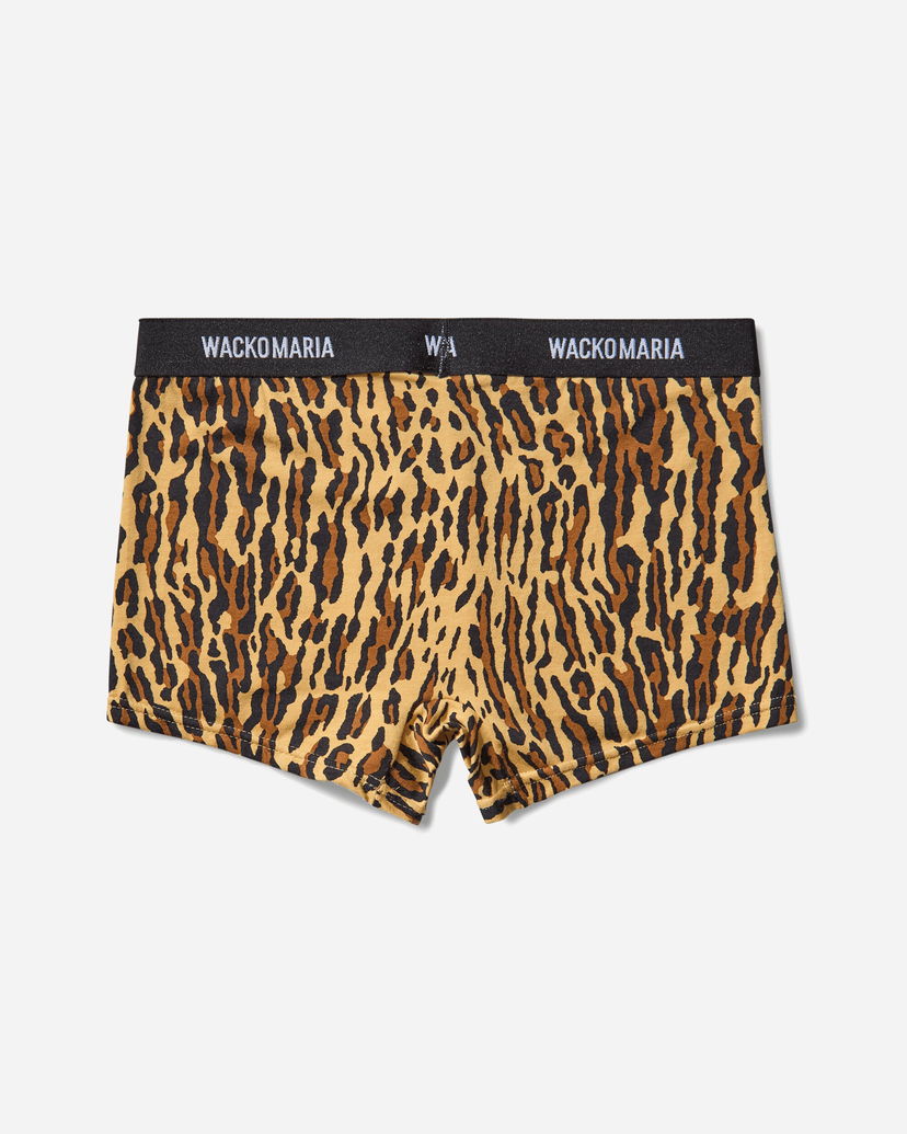 Nyrkkeilijät WACKO MARIA Leopard Boxer Briefs Ruskea | WMGP-BR11 BEIGE