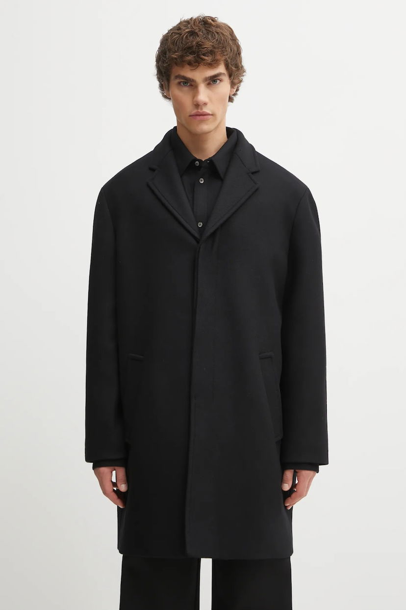 Takit MAISON KITSUNÉ Maison Kitsuné Tailored Coat Musta | PM02205WM2030
