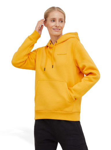 Huppari Peak Performance W Original Small Logo Hoodie Oranssi | G78115