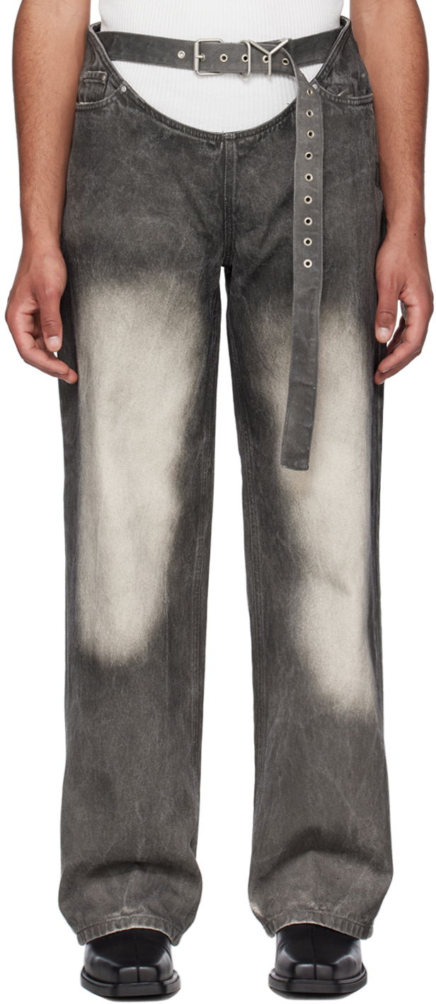 Jeans Y/PROJECT Y/Project Faded Jeans Harmaa | JEAN43-S24