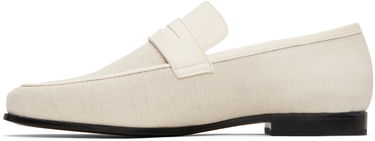 Vaatteet TOTEME TOTEME 'The Canvas' Penny Loafers Valkoinen | 233-8014-855, 2