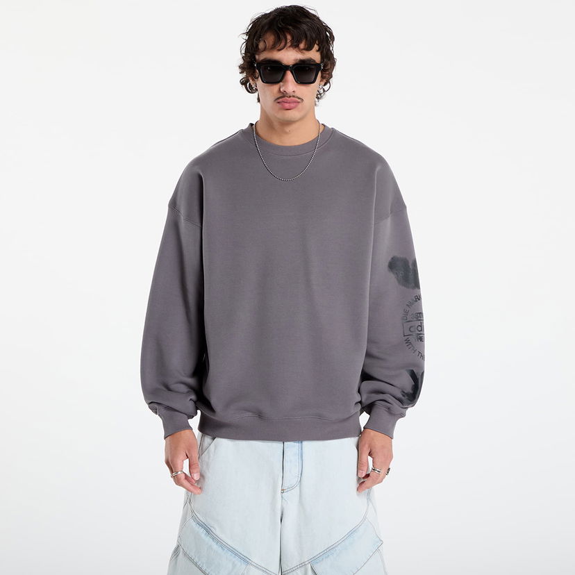 Huppari Y-3 Y-3 Graphic Crew Sweatshirt Harmaa | KE5083