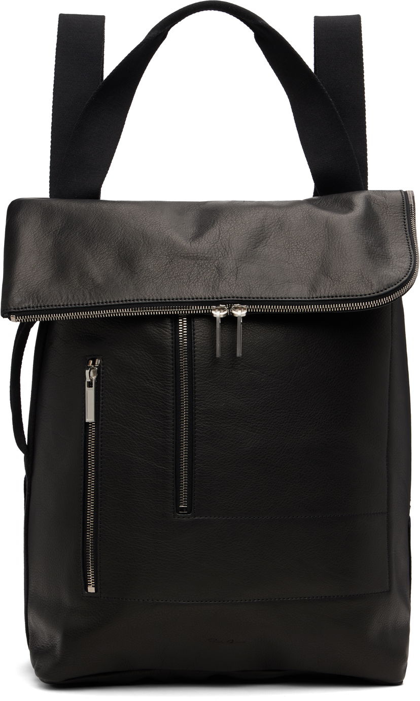 Reppu Rick Owens Rick Owens Concordians Cargo Backpack Musta | RA02E0770 LCN