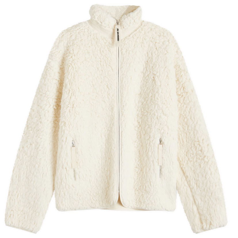 Takki Jil Sander Jil Sander Plus Fleece Jacket Valkoinen | J47GU0011-J20088-106