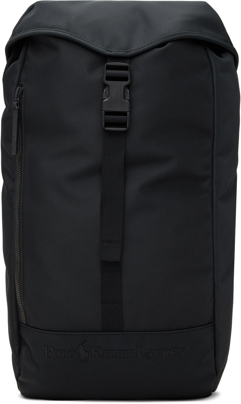 Reppu Polo by Ralph Lauren Ralph Lauren Tonal Logo Backpack Musta | 405962443002