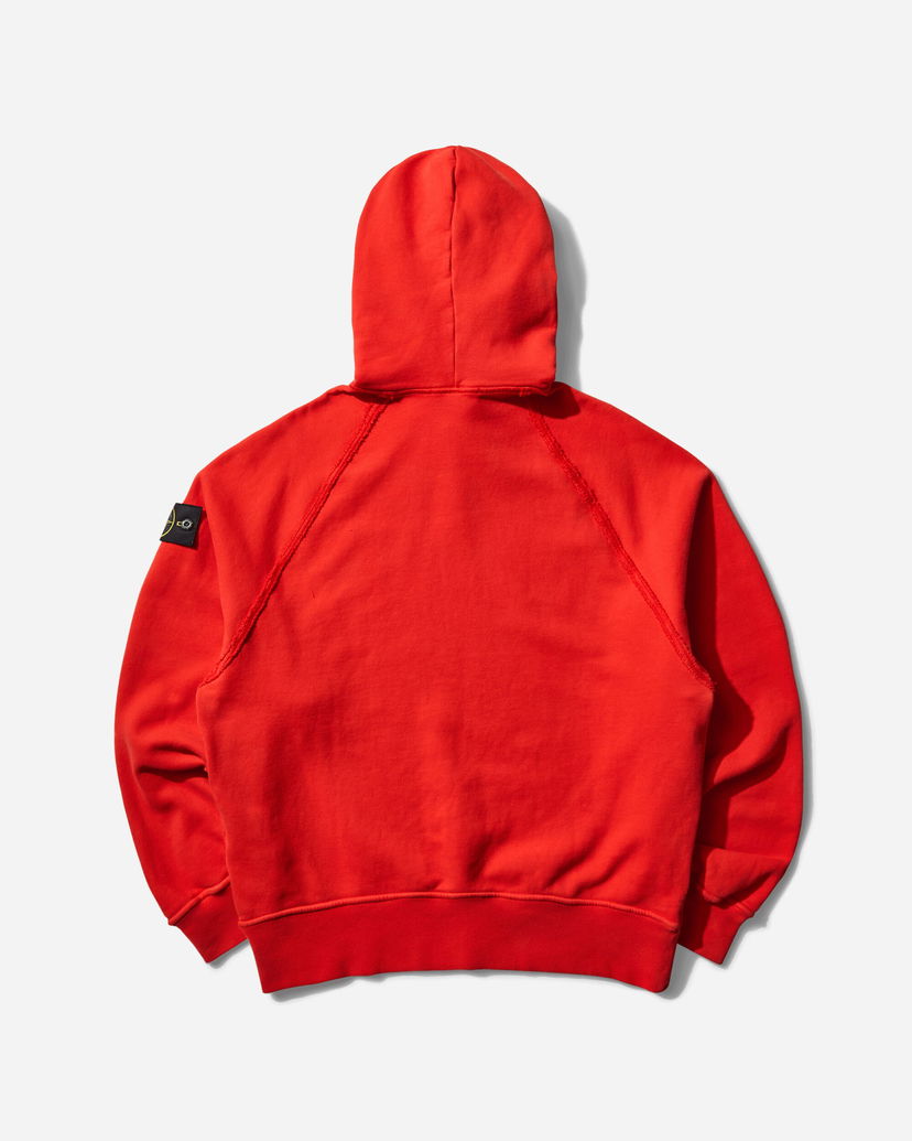 Huppari Stone Island Oversized Fit Hoodie Punainen | K2S15-6100023-S0A20 V0018
