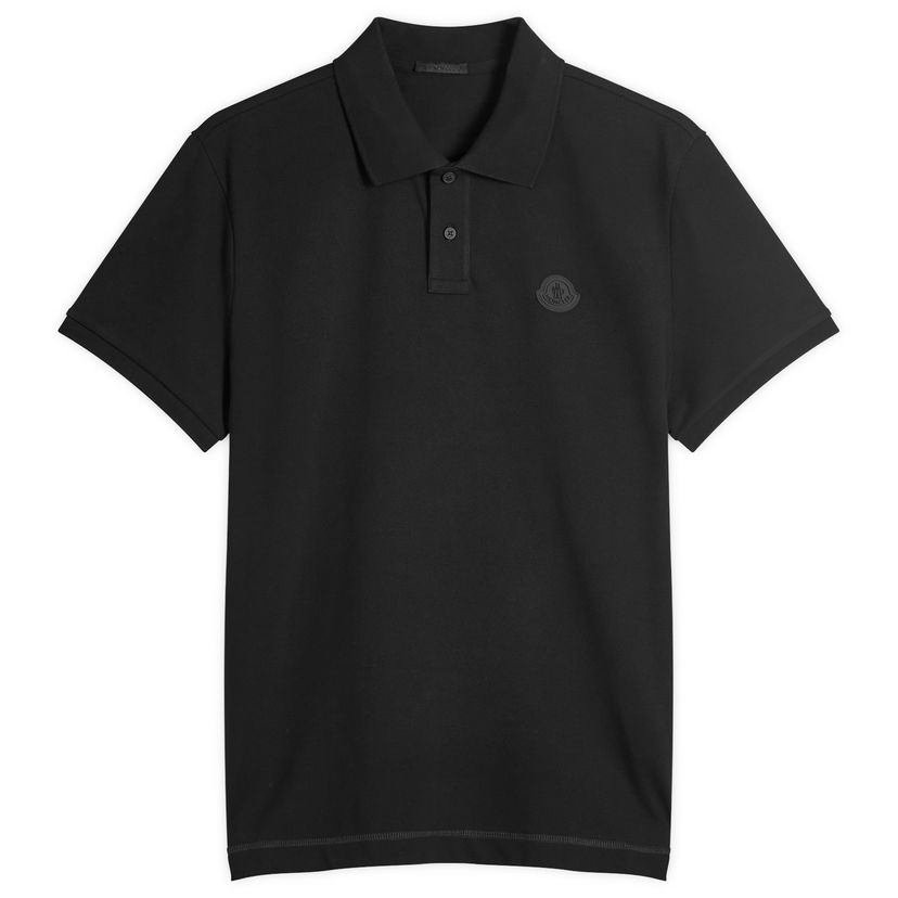 Poolopaita Moncler Short Sleeve Polo, Size Large Musta | 8A000-12-84556-999