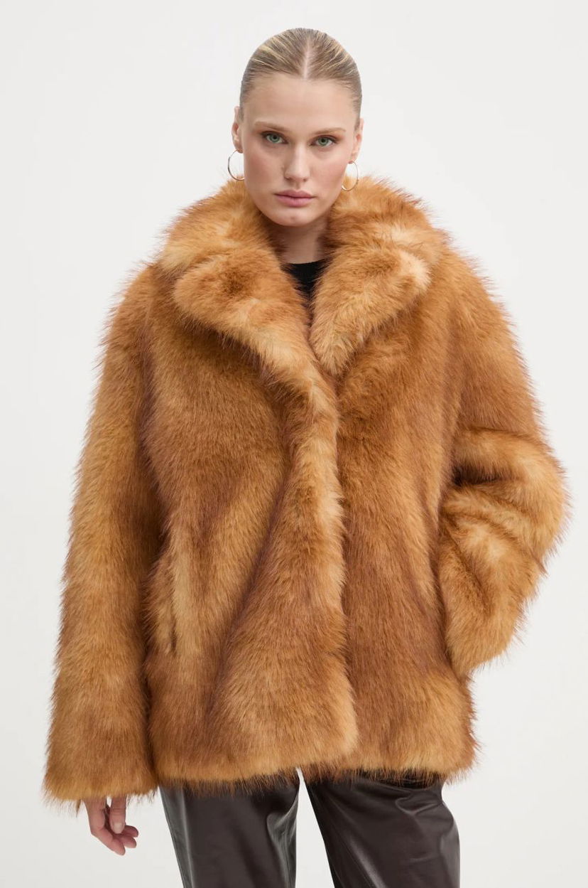 Takit STAND STUDIO Stand Studio Janice Faux Fur Jacket Ruskea | 61239.9156