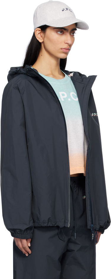 Tuulitakki A.P.C. A.P.C. ASICS Edition Meadow Hooded Jacket Tummansininen | PSAKM-M32001, 4