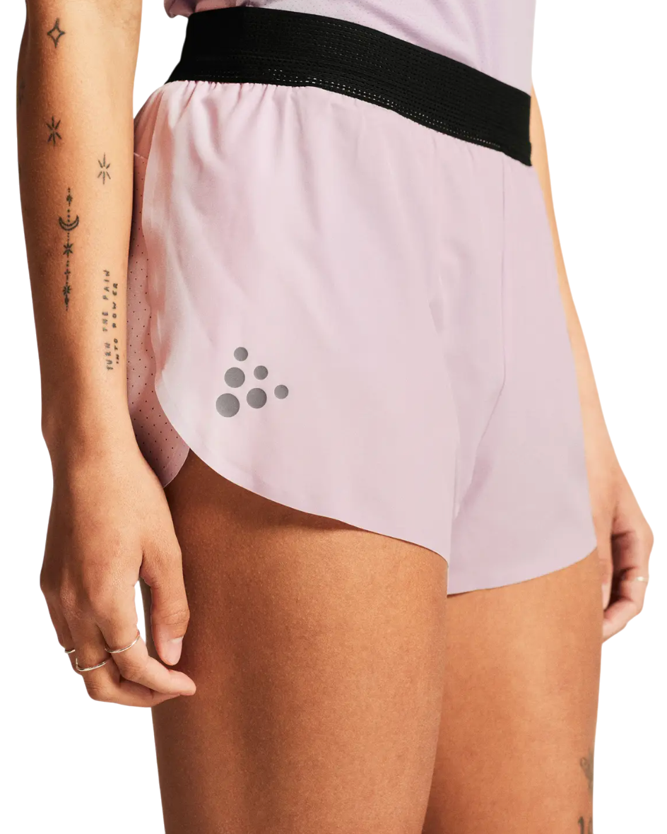 Shortsit Craft Craft Pro Hypervent 2 Split Shorts Vaaleanpunainen | 1914596-746000, 0