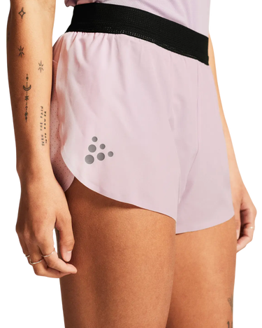 Shortsit Craft Craft Pro Hypervent 2 Split Shorts Vaaleanpunainen | 1914596-746000, 0