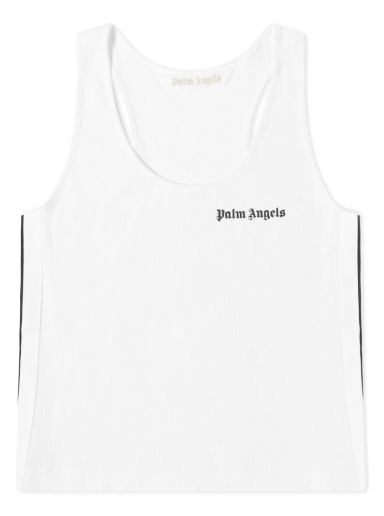 Tankkitoppi Palm Angels Classic Logo Tank Top Valkoinen | PWAC006C99JER0010110