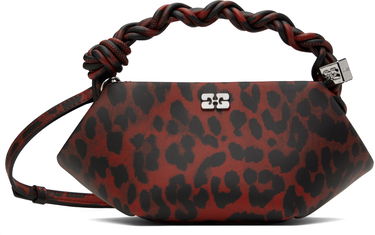 Käsilaukku GANNI Ganni Leopard Print Mini Bou Bag Punainen | A6628, 0