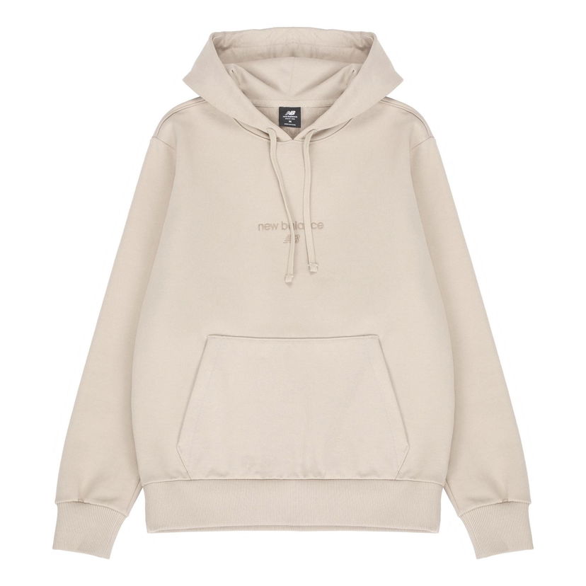 Huppari New Balance Essentials Hoodie Beige | AMT21570-PEB