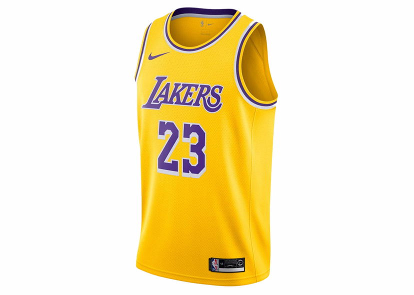 Jersey Nike LeBron James Icon Swingman Jersey Yellow Keltainen | AA7099-741