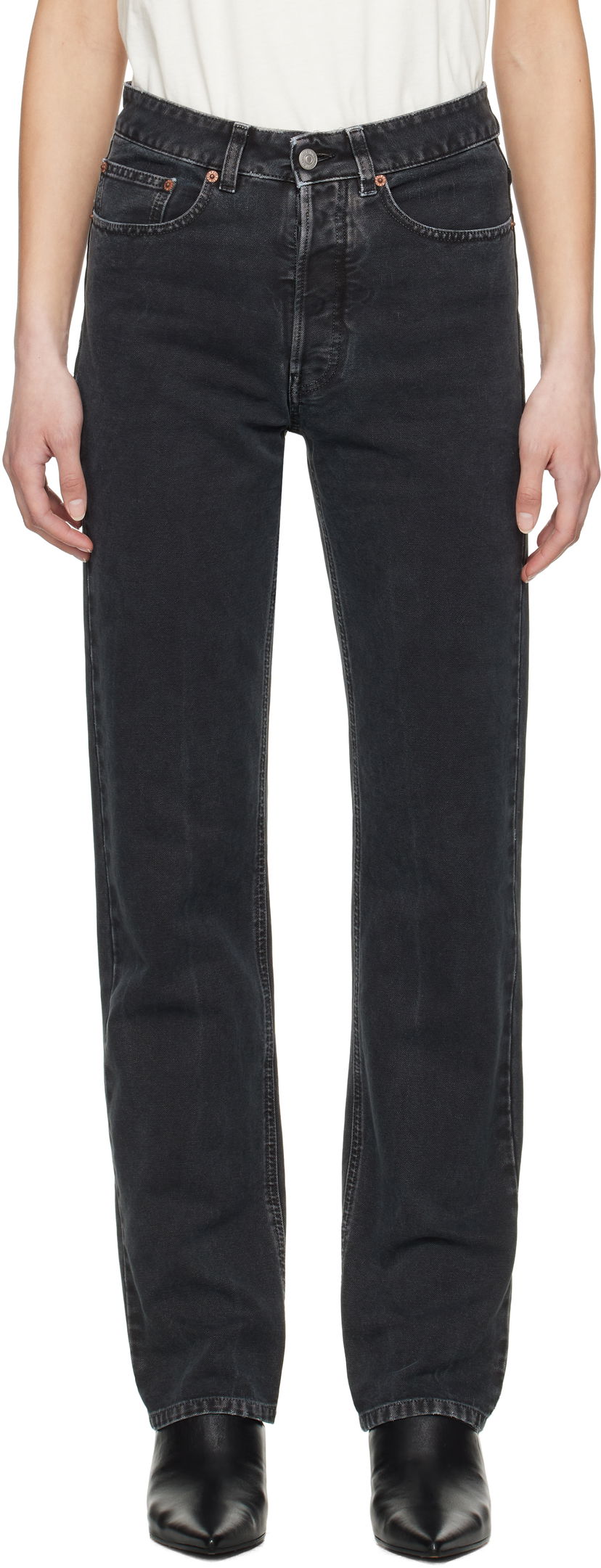 Jeans Maison Margiela MM6 Maison Margiela 5-Pocket Jeans Musta | S52LA0253 M35249