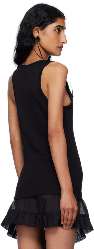 Tankkitoppi Simone Rocha Simone Rocha Pearl Chain Tank Top Musta | 5375B 0553, 2