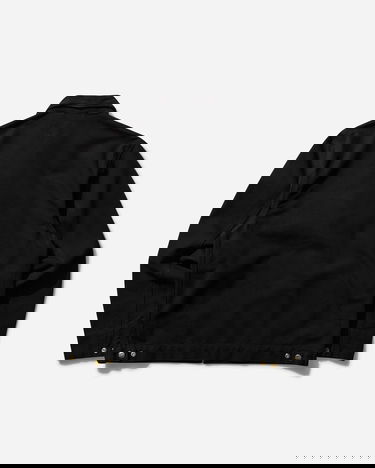 Takki Carhartt WIP Black Rinsed Detroit Jacket Musta | I033112_9, 4