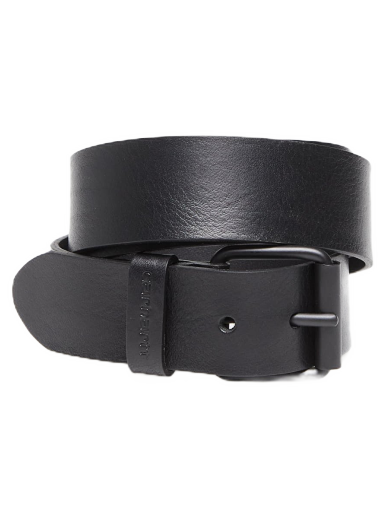 Vyöt Carhartt WIP Leather Script Belt Musta | I030992.00EXX