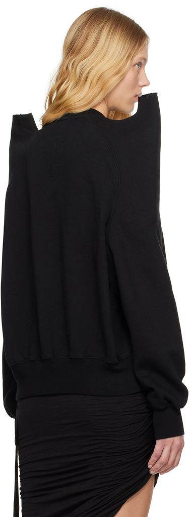 Villapaita Rick Owens Rick Owens DRKSHDW Hollywood Tecsweat Sweatshirt Musta | DS01E3224 F, 2