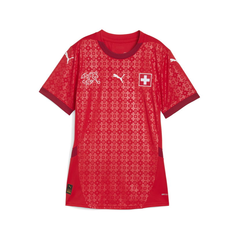 Jersey Puma Switzerland Women's National Team 2025 Home Jersey Punainen | 782183_10