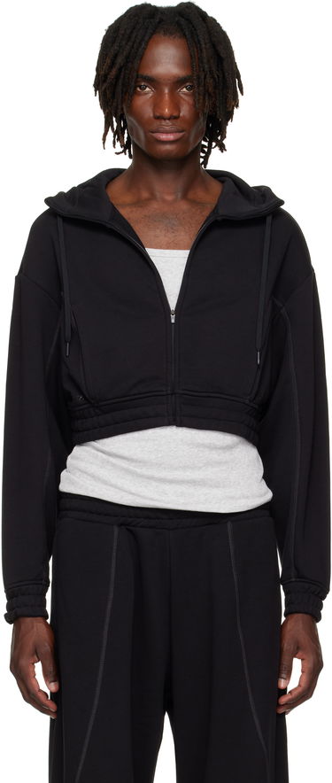 Huppari On Running FKA twigs Edition Cropped Hoodie Musta | 1WF11660553, 0