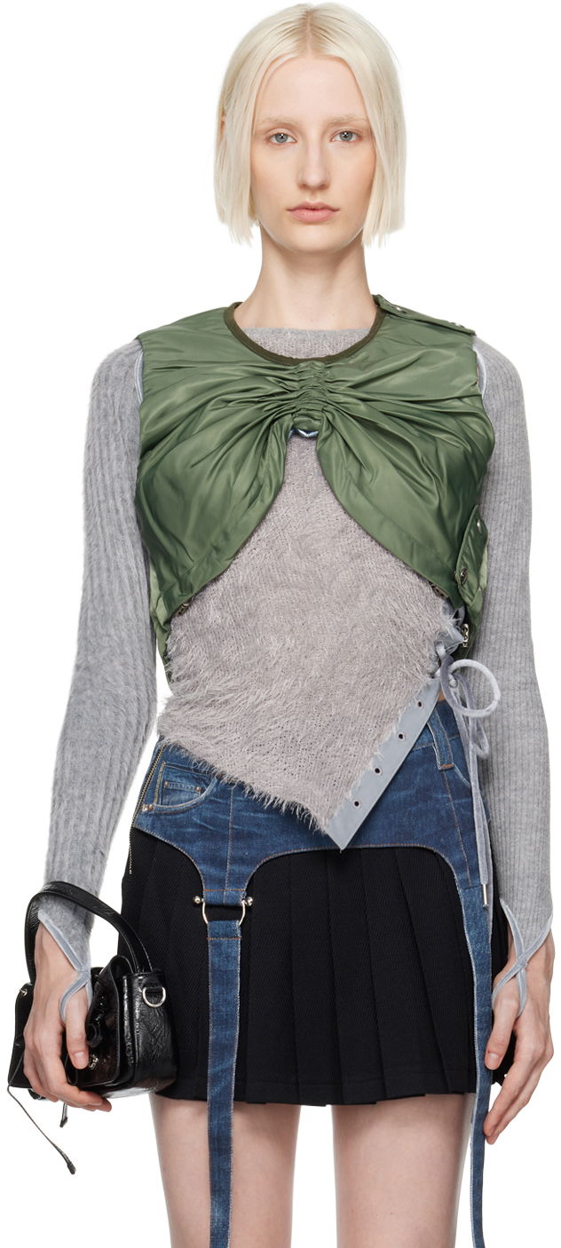Villapaita Andersson Bell Butterfly Vest Vihreä | awa653w