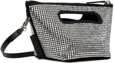 Käsilaukku The Attico The Attico Via dei Giardini 15 Crystal-Embellished Clutch Musta | 241WAH48 V015B, 2
